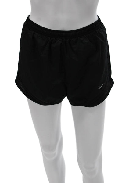 Nike Women Athletic Black Polyester Shorts Size XS
