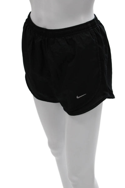 Nike Women Athletic Black Polyester Shorts Size XS