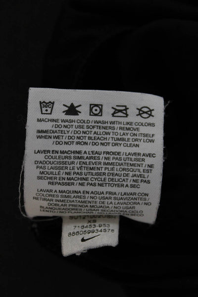 Nike Women Athletic Black Polyester Shorts Size XS