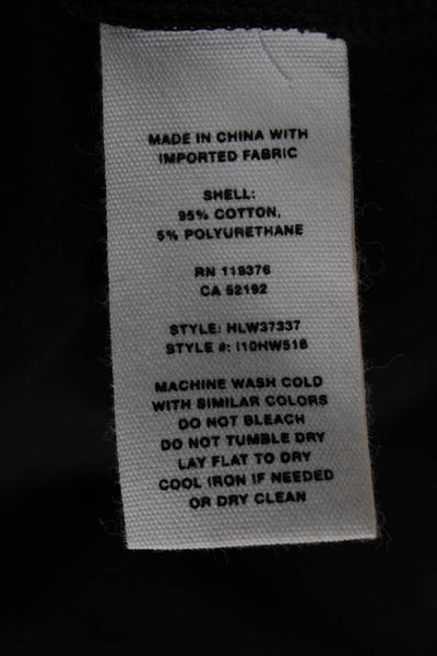 Helmut Lang Women Black Basic Sleeveless Tank Cotton Crew Neck Size S