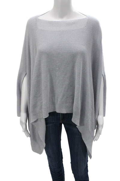 Lululemon Womens Gray Cape Sweater Boat Neck Long Sleeve Size One Size