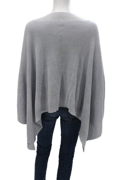 Lululemon Womens Gray Cape Sweater Boat Neck Long Sleeve Size One Size