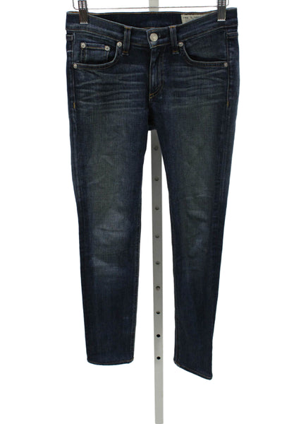 Rag & Bone Jean Women Skinny Blue Jeans Cotton Blend Size 25