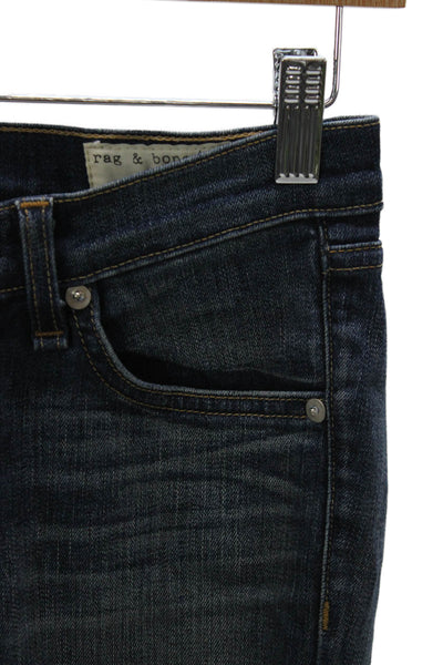 Rag & Bone Jean Women Skinny Blue Jeans Cotton Blend Size 25
