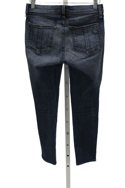 Rag & Bone Jean Women Skinny Blue Jeans Cotton Blend Size 25