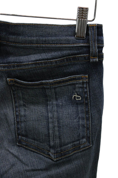 Rag & Bone Jean Women Skinny Blue Jeans Cotton Blend Size 25
