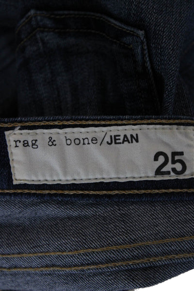 Rag & Bone Jean Women Skinny Blue Jeans Cotton Blend Size 25