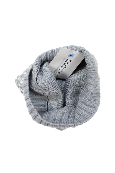 Lululemon Womens Peace Of Mind Beanie Hat Blue White Size One Size