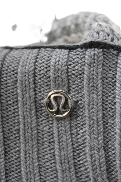 Lululemon Womens Peace Of Mind Beanie Hat Blue White Size One Size