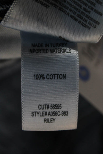 Agolde Women Straight High Waist Blue Cotton Jeans Size 29