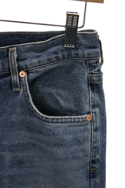 Citizens of Humanity Womens High Waist Straight Jeans Blue Cotton Size 28