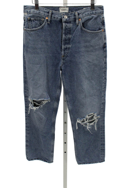 Citizens of Humanity Womens Vintage Blue Straight Jeans Mid Rise Size 29