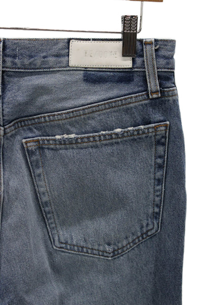 Re/Done Womens Straight High Waist Blue Jeans Size 28