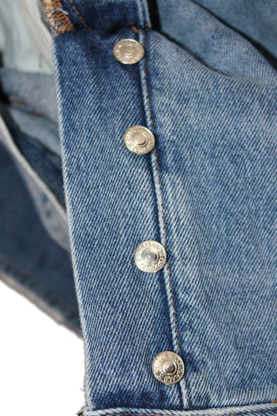 Re/Done Womens Straight High Waist Blue Jeans Size 28