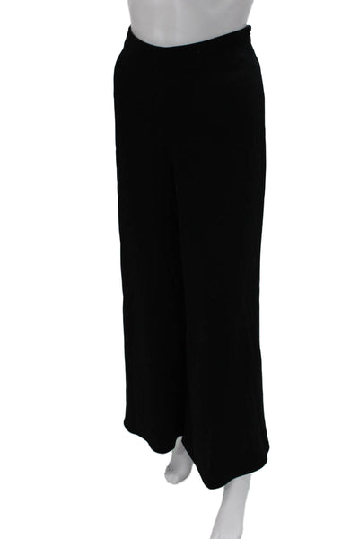 CO Womens Dress Pants Black Triacetate Zip Size S