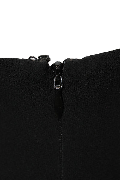 CO Womens Dress Pants Black Triacetate Zip Size S