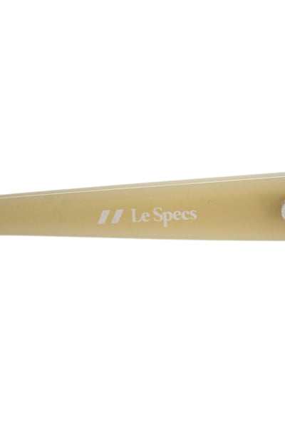 Le Specs Womens Outta Love Oval Sunglasses Beige