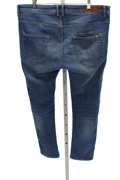 Zara Man Mens Skinny Blue Cotton Jeans Size 36