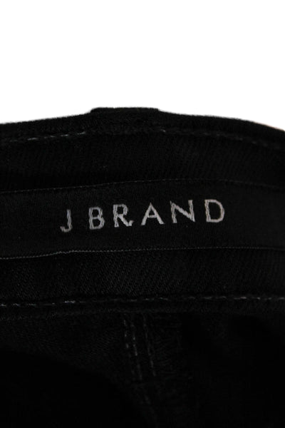 J Brand Women Skinny Black High Rise Jeans 28 Inseam Cotton Blend Size 30
