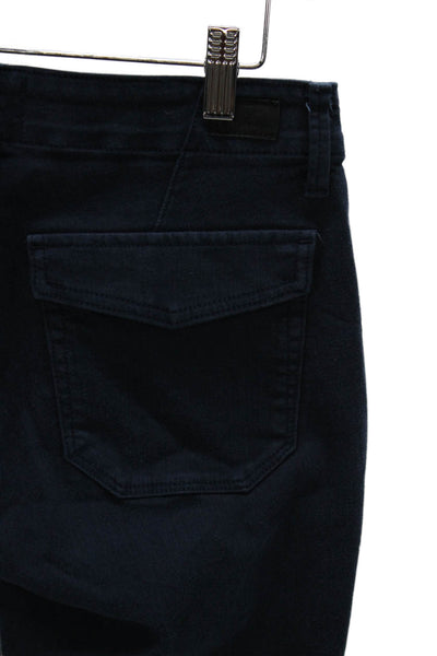 Paige Womens Cargo Pants Blue Button Fly Size 26
