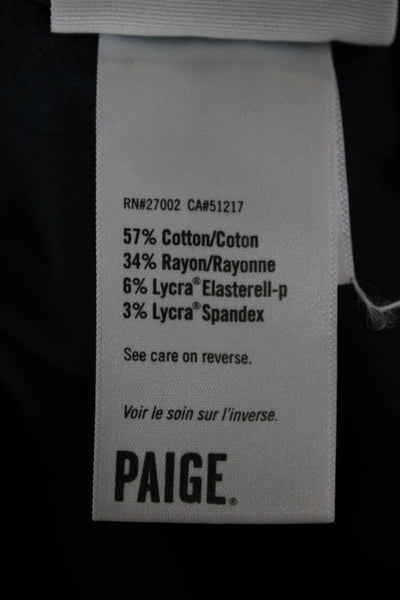 Paige Womens Cargo Pants Blue Button Fly Size 26