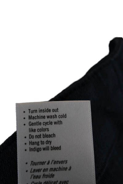 Paige Womens Cargo Pants Blue Button Fly Size 26