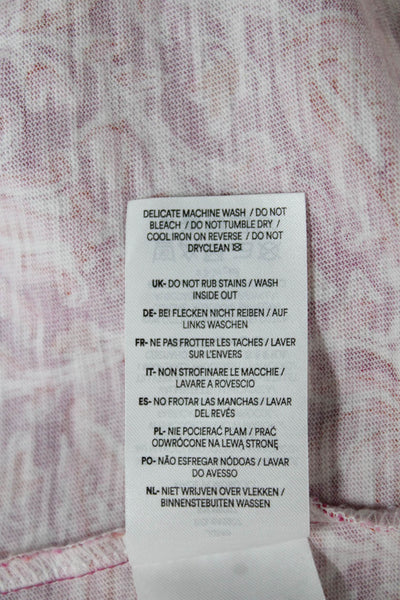 Boden Womens Shift Dress Pink Cotton Boat Neck Short Sleeve Mid-Calf Size 22