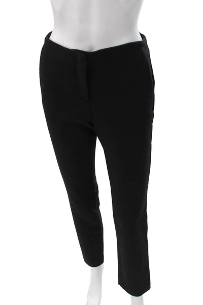 Theory Womens Dress Pants Black Polyester Zip Size 0