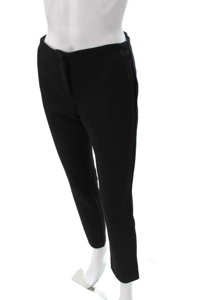 Theory Womens Dress Pants Black Polyester Zip Size 0