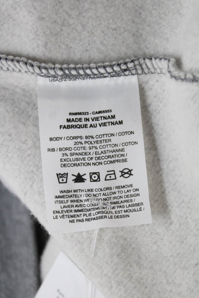Air Jordan Mens Gray Plaid Crewneck Pullover Sweatshirt Size S