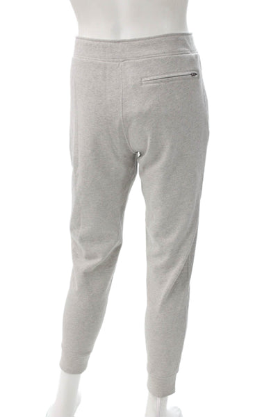 Polo Ralph Lauren Mens Jogger Pants Gray Cotton Blend Drawstring Size S