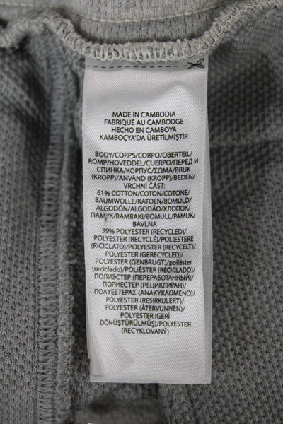 Polo Ralph Lauren Mens Jogger Pants Gray Cotton Blend Drawstring Size S