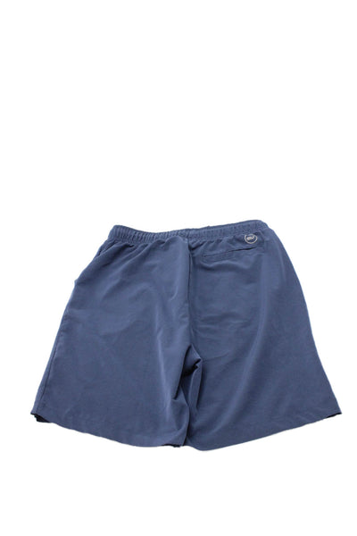 Vineyard Vines Childrens Boys Drawstring Waist Performance Shorts Blue Size 18