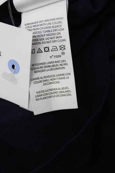 Polo Ralph Lauren Childrens Boys Reindeer Graphic Tee Shirt Navy Blue Size 18-20