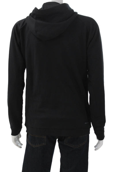 Air Jordan Mens Full Zip Hoodie Black Polyester Size M