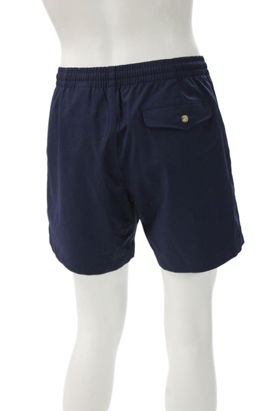 Polo Ralph Lauren Mens Casual Blue Polyester Solid Shorts Size M