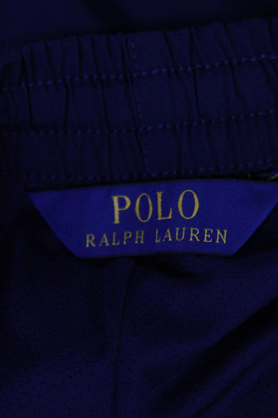 Polo Ralph Lauren Mens Casual Blue Polyester Solid Shorts Size M