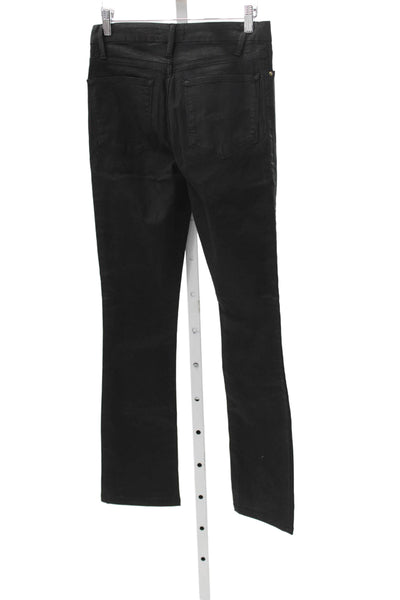 Frame Womens Black Skinny Jeans Mid Rise Size 26