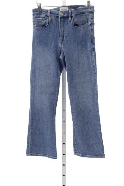 Frame Womens Bootcut Jeans Blue Mid Rise Size 27