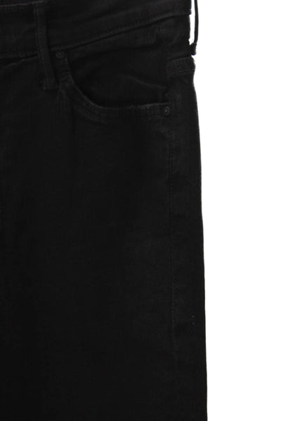 Mother Women Straight Black Jeans Size 27