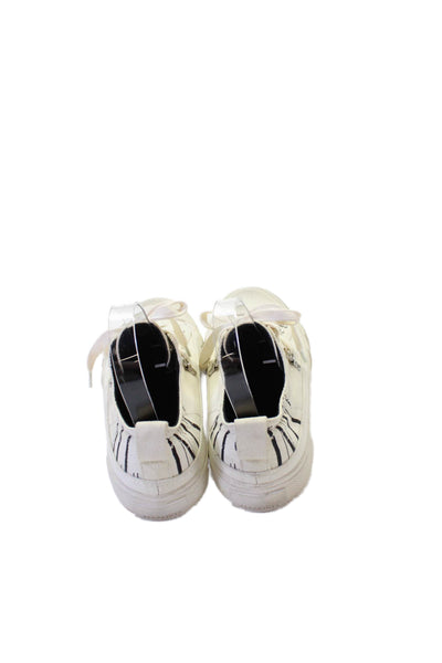 Allsaints Womens Casual Low Top Sneakers White Size 8