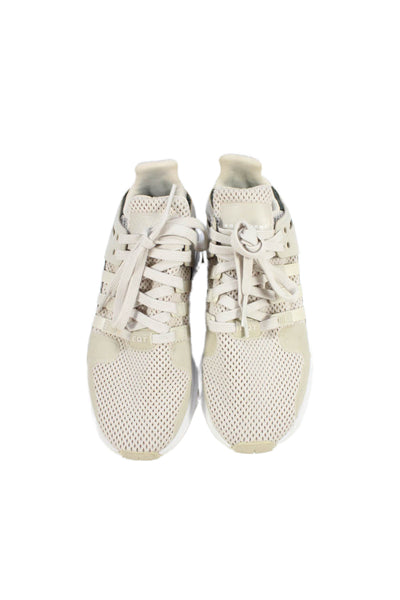 Adidas Womens Mesh Detail Colorblock Sneakers Beige Size 6
