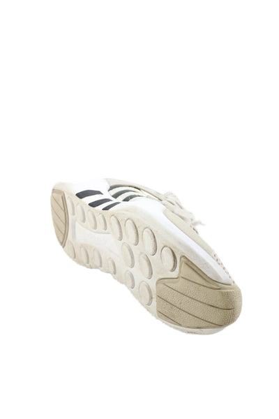 Adidas Womens Mesh Detail Colorblock Sneakers Beige Size 6