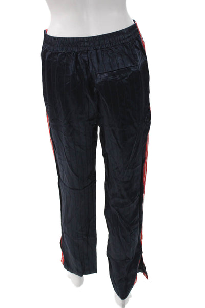 Rag & Bone Womens Jogger Pants Blue Striped Viscose Blend Pull On Size S
