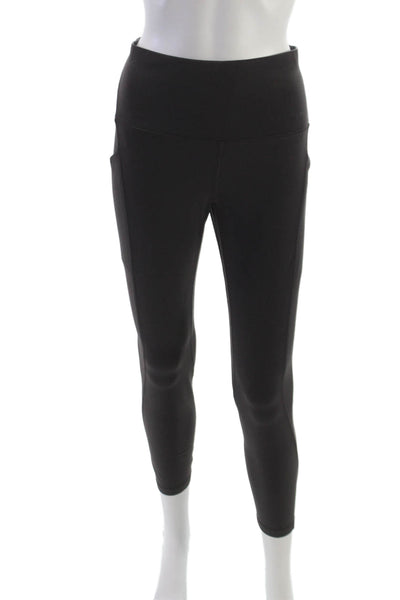 Lululemon Womens Ankle Leggings Black Nylon Size 8
