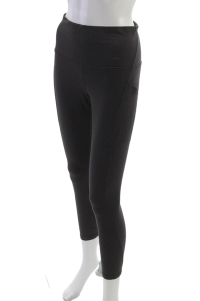 Lululemon Womens Ankle Leggings Black Nylon Size 8