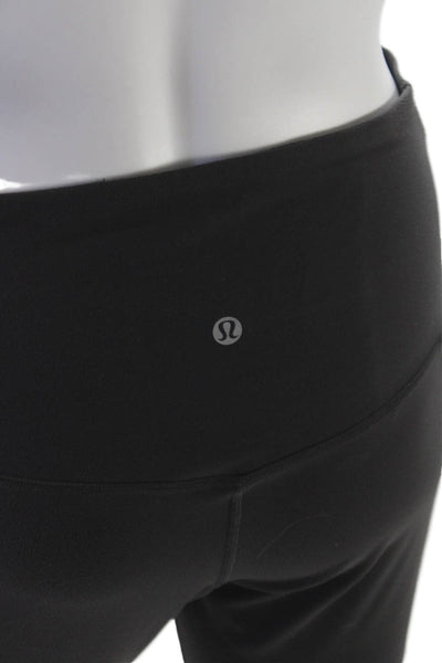Lululemon Womens Ankle Leggings Black Nylon Size 8