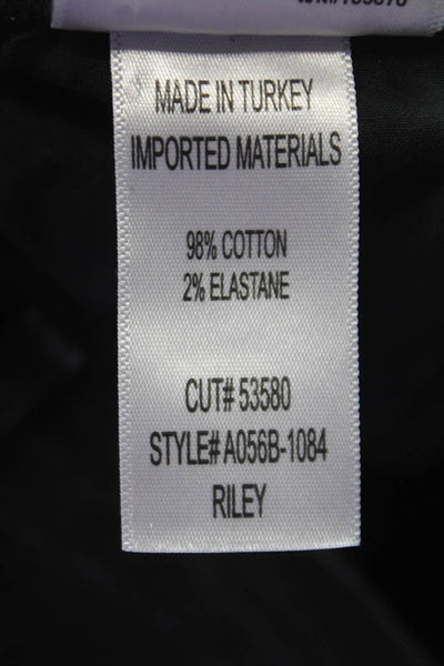 Agolde Womens Straight High Rise Black Jeans Cotton Blend Size 25