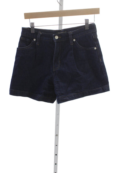 Banana Republic Women Blue Cotton Shorts Size 25