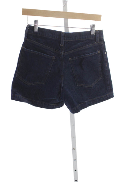 Banana Republic Women Blue Cotton Shorts Size 25